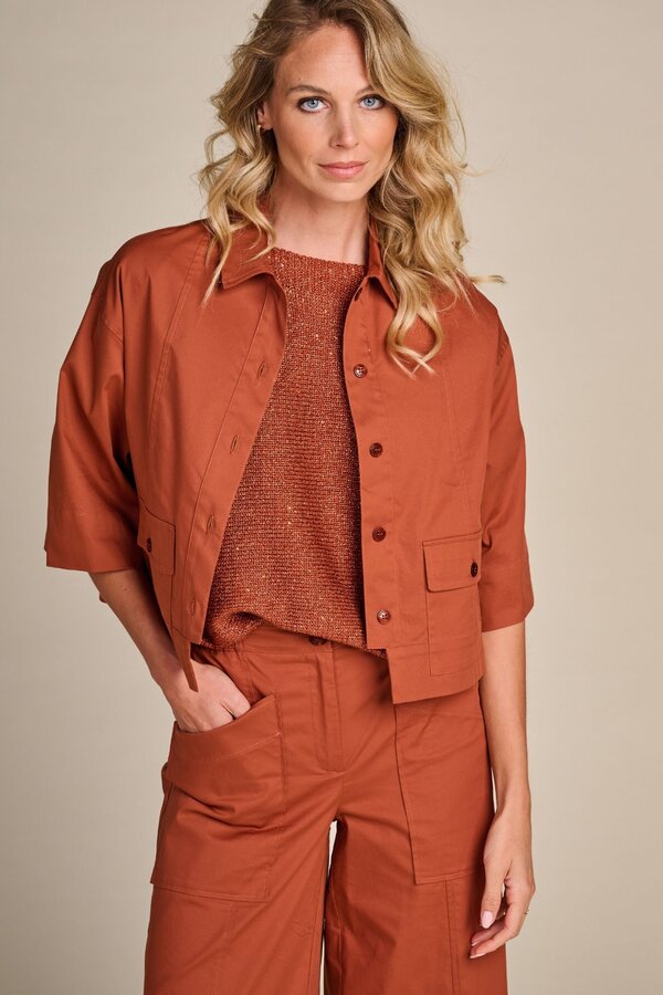 Kelso  Shirt Jkt - Cinnamon Stick