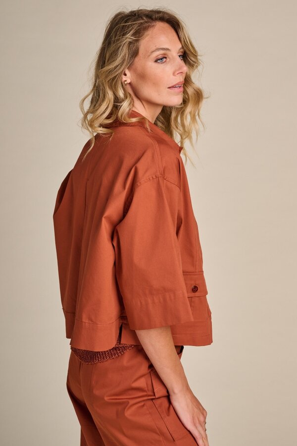Kelso  Shirt Jkt - Cinnamon Stick