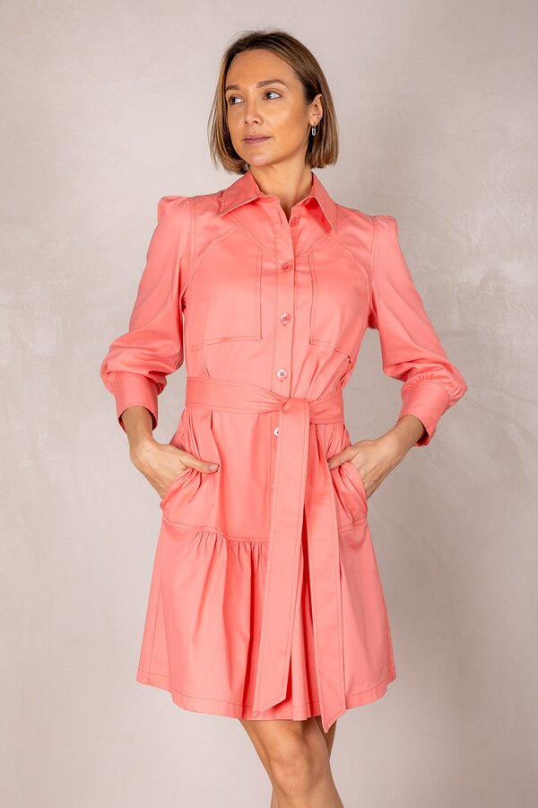 Brawley  Dress - Peach Puff
