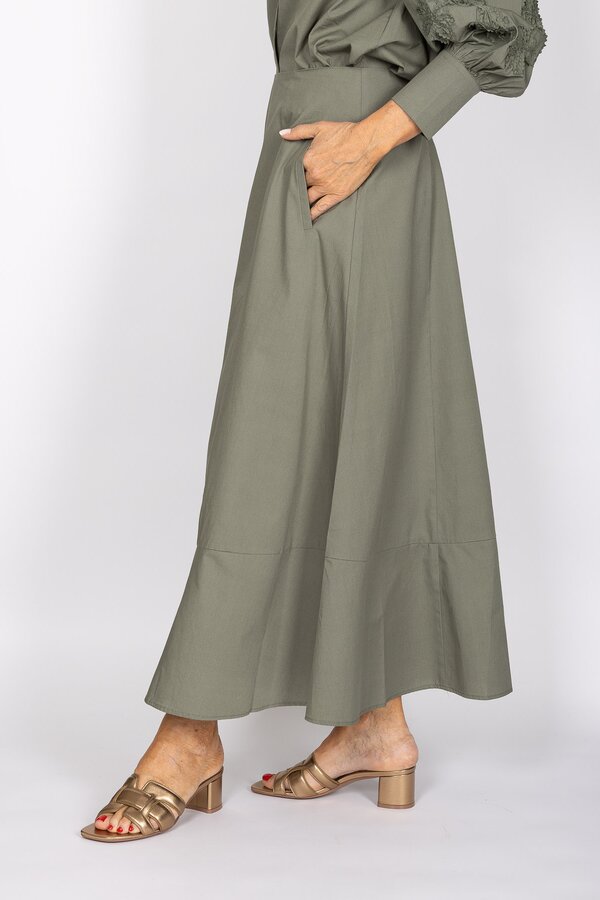 Arabela Plain Skirt - Foilage