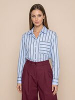Brianna - Dark Green Stripes