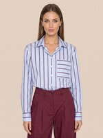 Brianna - Bordeaux Stripes