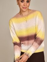Weaves - Yellow-choco Stripes