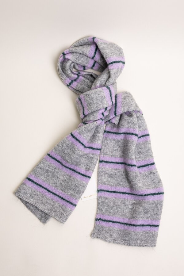 Nira Stripes - Grey Melange Stripes