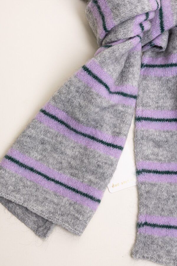 Nira Stripes - Grey Melange Stripes